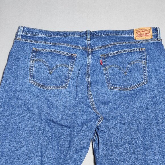Levi's 501 jeans women's sz 20W denim blue colour classic traditional button fly - Picture 4 of 16
